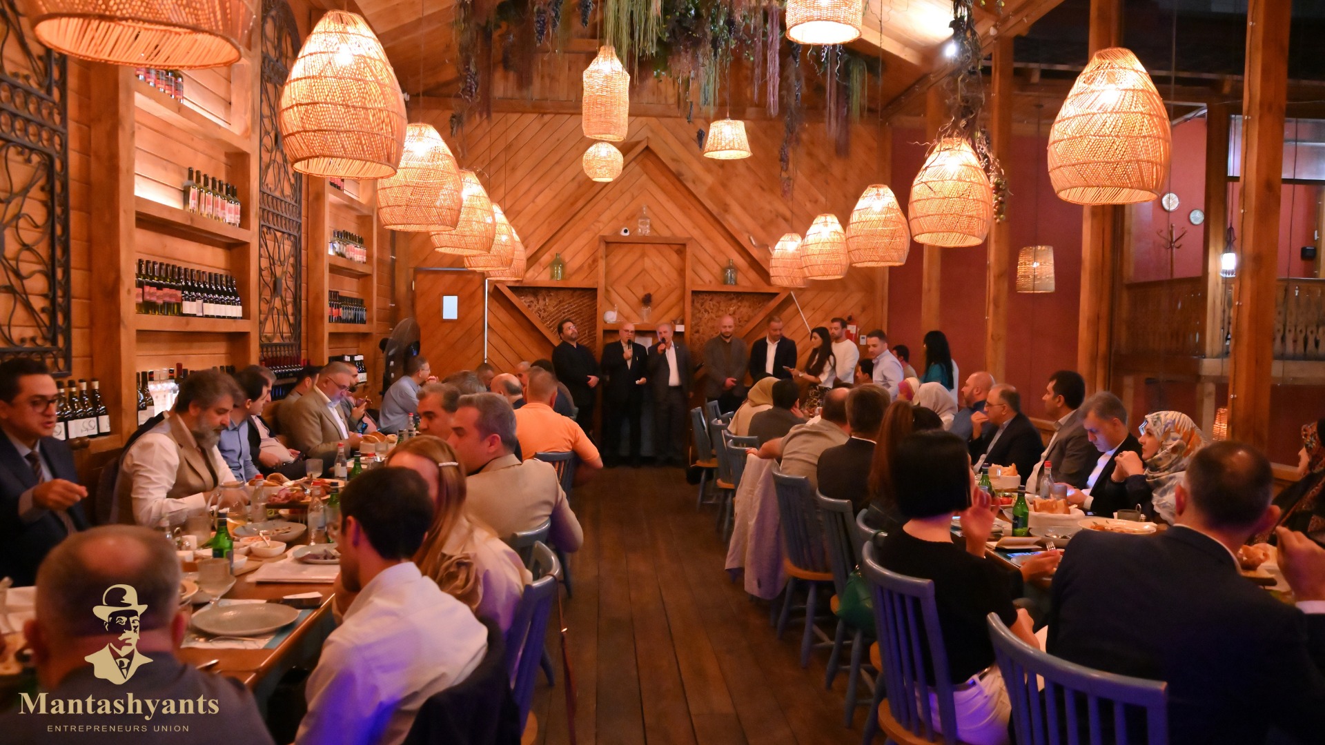 Business dinner with members of the Tehran Chamber of Commerce, Industries, Mines, and Agriculture